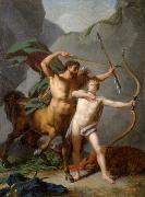 Baron Jean-Baptiste Regnault L'education d'Achille par le centaure Chiron Spain oil painting artist